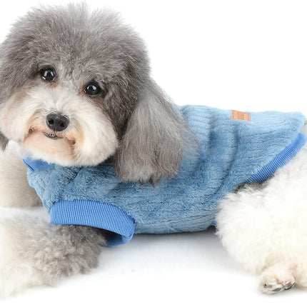 Suéter de Forro Polar para Mascotas Traje de Invierno para Perros pequeños