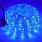 Cadena de luces LED Azul con Enchufe EU Tubo Fluorescente 4 Modos de Brillo Exterior