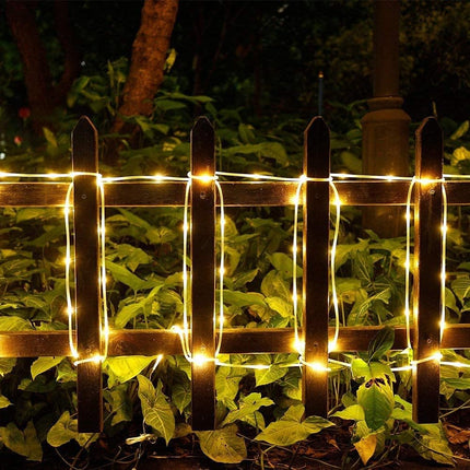 Guirnaldas Luces 50-280 LED 4.95-22.32m Exterior Enchufar cable transparente Decoración para  Jardines Boda Fiesta Multicolores
