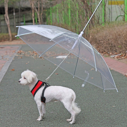Paraguas para perros, Resistente a la Lluvia, a Prueba de Nieve, para Perros pequeños, Paraguas Ajustable para Perros