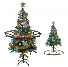 Tren de Navidad para árbol con Luces y Sonidos Juego de Tren eléctrico 270 cm para Colgar en el árbol de Navidad Regalo para Niños