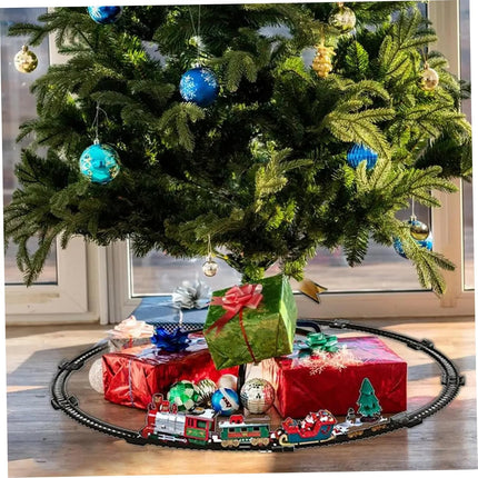 Tren de Navidad para árbol con Luces y Sonidos Juego de Tren eléctrico 270 cm para Colgar en el árbol de Navidad Regalo para Niños
