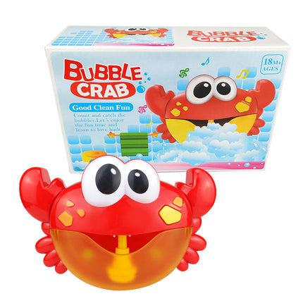 Juguete acuático Máquina de burbujas de cangrejo para niños y bebés, ideal para bañeras y sala de baño