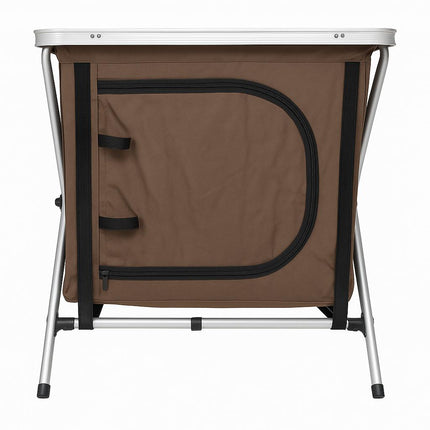 Armario de Cocina Plegable para Camping 60×44×60CM - Mesa de Almacenamiento Compacta