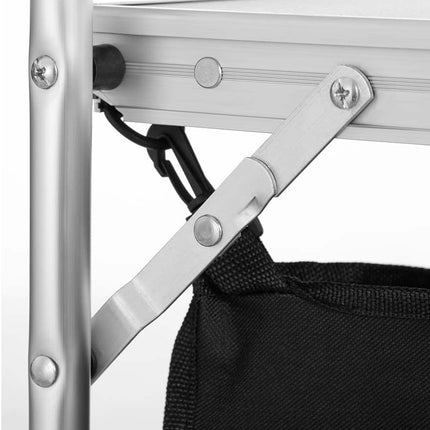 Armario de Cocina Plegable para Camping 146×46×70CM - Ideal para Camping Barbacoa