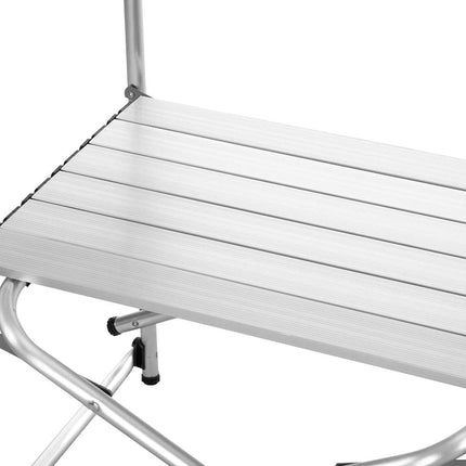 Armario de Cocina Plegable para Camping 146×46×70CM - Ideal para Camping Barbacoa