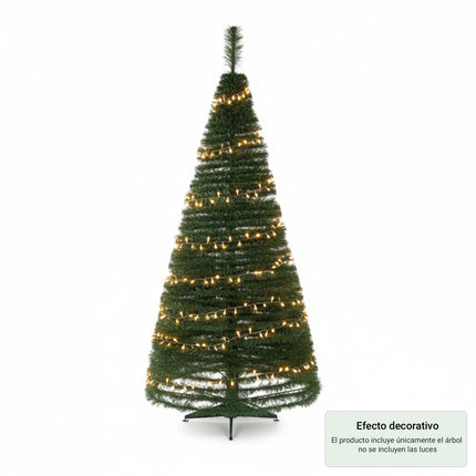 Árbol de Navidad Plegable y Retráctil - Fácil de Montar - ¡Decora en Segundos!