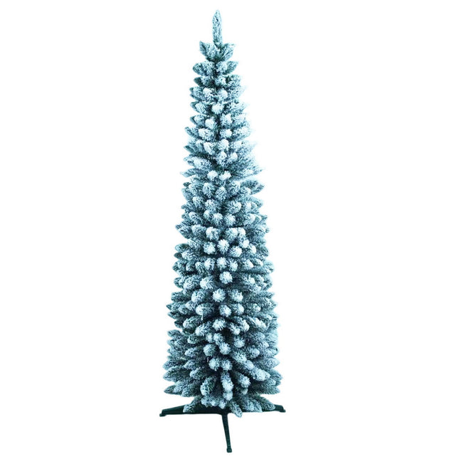 Árbol de Navidad Slim Nevado Nieve