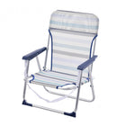 Sillas Playa de Asiento Bajo de Aluminio Infantil para niños Silla Plegable de 48x23x70cm