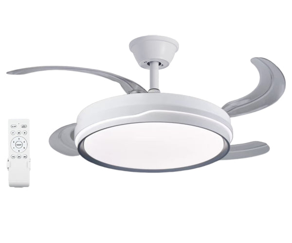 Ventilador De Techo Con Luz LED Y Mando | 107 Cm, 6 Velocidades, Motor DC Silencioso