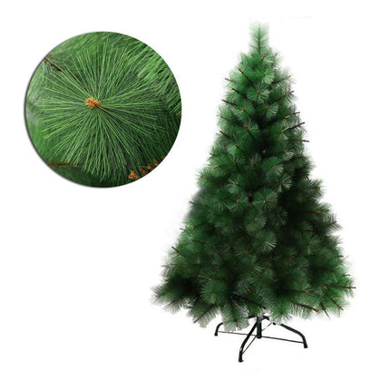 Árbol de Navidad de pino artificial soporte Metálico / Plástico (60-90 cm) fácil de montar para decoración interiores y exteriores