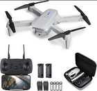 Drone plegable con cámara dual 4K, control remoto