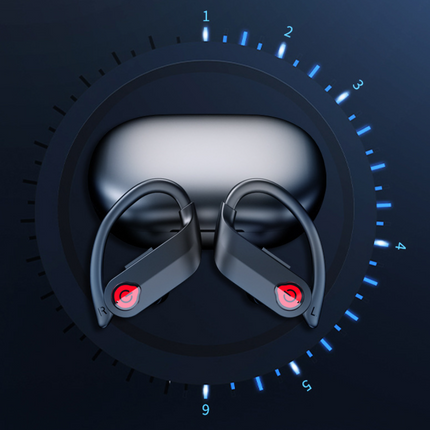 Auriculares Bluetooth inalámbricos con cancelación de ruido inteligente de larga duración para deportes y running