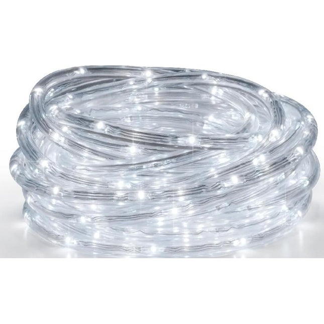 Cadena de luces LED Blanco con Enchufe EU Tubo Fluorescente 4 Modos de Brillo Exterior