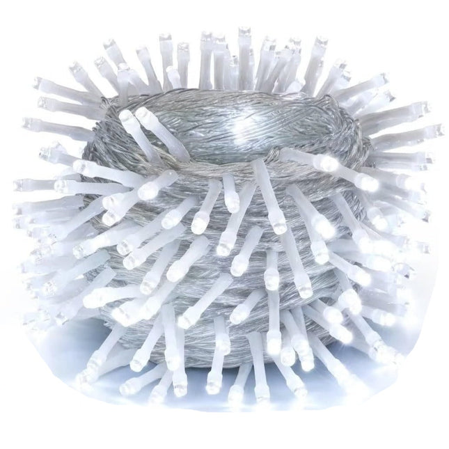 Guirnaldas Luces 500-2000 LED 22.45m-89.95m Exterior Enchufar 8 Modos Cable Transparente con Temporizador Decoración para Arbol Navidad Varios Colores