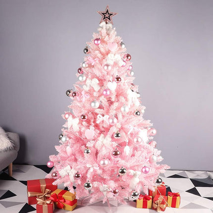 Árbol de Navidad Rosa Artificial Abeto 60cm/90cm/120cm/150cm/180cm/210cm/240cm