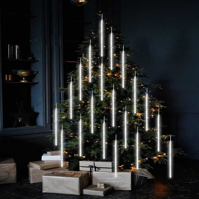 Luces de la Lluvia de Meteoritos Cadena de Luces LED Blanco 20-50m