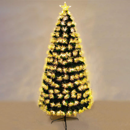 Árbol de Navidad con Luces Cálidos Dorado
