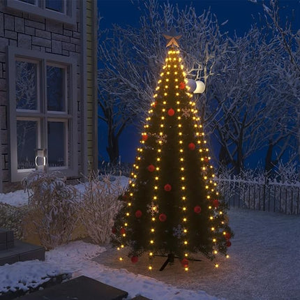 Tiras Luces 100-600 LED para árbol de Navidad 0.3m-3m de alto Exterior IP44 Enchufar Multicolores