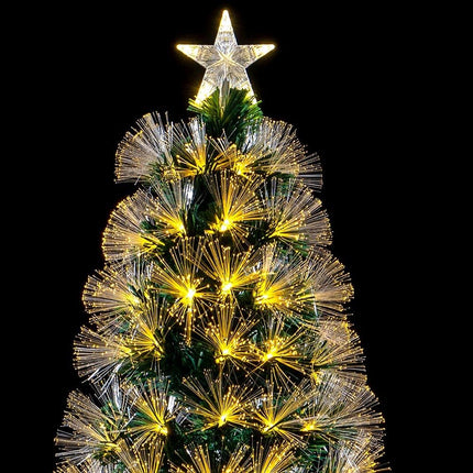 Árbol de Navidad con Luces Cálidos Dorado