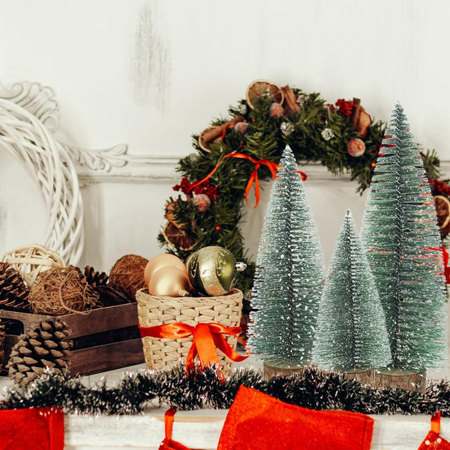 Árbol de Navidad en miniatura 30cm Mini Navidad artificiales de mesa