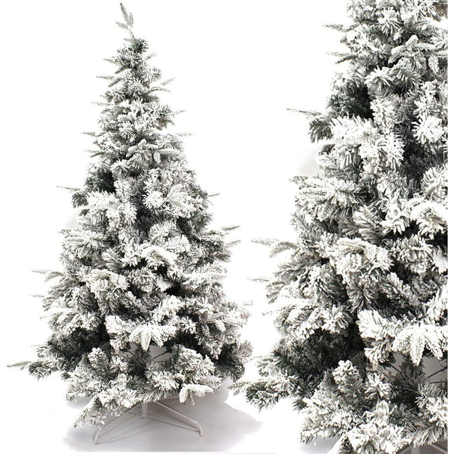 Árbol de Navidad con Nieve Mezclado de Polietileno Efecto Nevedo