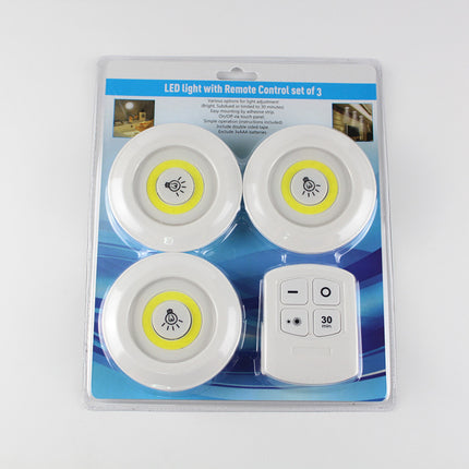 Lámpara con Sensor de Toque para Mesita de Noche con Control Remoto para Armarios y Vestidores en Dormitorio