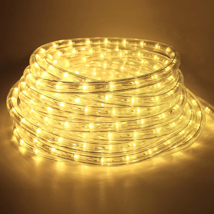 Cadena de luces LED Cálido con Enchufe EU Tubo Fluorescente 4 Modos de Brillo Exterior