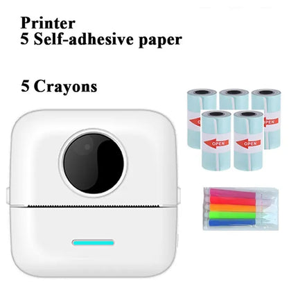 Impresora térmica de bolsillo para fotos y pegatinas impresión inalámbrica