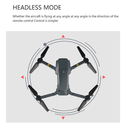 Drone plegable con cámara 4K para fotografía aérea Control remoto para niños y estudiantes Vuelo estable en 4 ejes