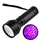 Linterna UV  51 LED ultravioleta para detectar orina de mascotas y fluorescencia de escorpiones