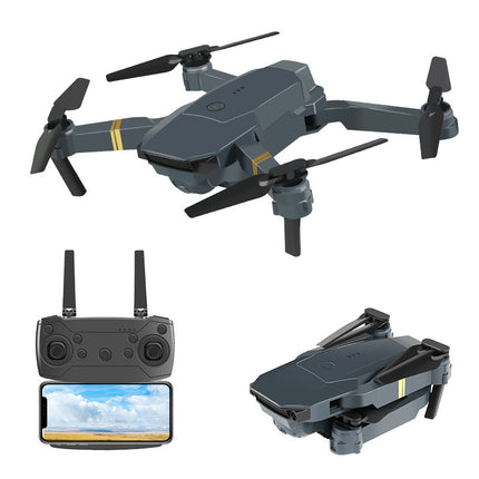 Drone plegable con cámara 4K para fotografía aérea Control remoto para niños y estudiantes Vuelo estable en 4 ejes