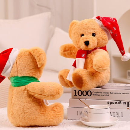 Oso de peluche de 26cm , oso de marrón suave, regalo de Navidad, decoración
