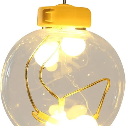 Cortina de luces LED estilo bombilla Guirnaldas Luminosas de Interior con Enchufe