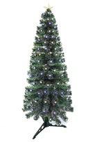 Árbol de Navidad 2023 con luces incorporadas Estrella Blanca y Azul