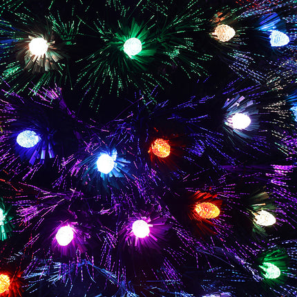 Árbol de Navidad Fibra Óptica con Luces de Colores 60CM