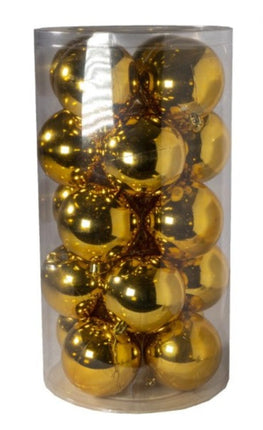 Juego de 20 adornos de bolas de Navidad bolas colgantes 8cm para decoración de árbol de Navidad
