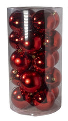 Juego de 20 adornos de bolas de Navidad bolas colgantes 8cm para decoración de árbol de Navidad