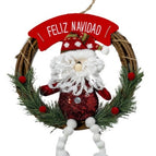 25cm Noel piernas largas