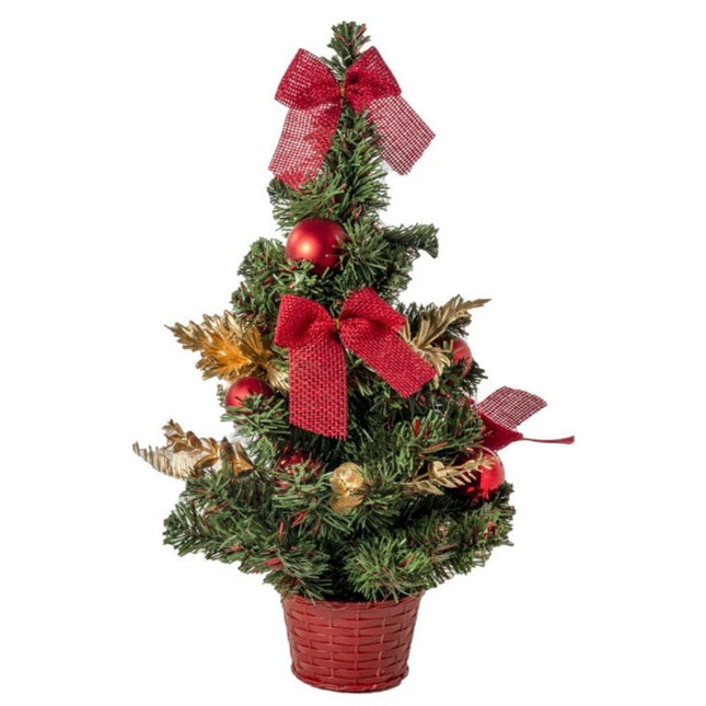 Mini Árbol de Navidad Decoración Artificial de Mesa
