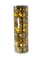 Juego de 36 adornos de bolas de Navidad bolas colgantes 6cm para decoración de árbol de Navidad