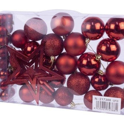 Juego de adornos de Navidad con estrella adornos colgantes para decoración de árbol de Navidad