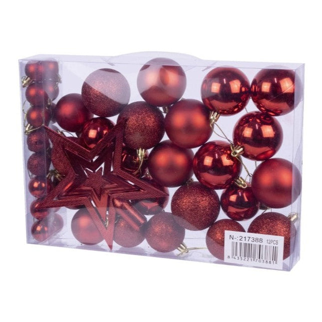 Juego de adornos de Navidad con estrella adornos colgantes para decoración de árbol de Navidad