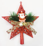 Estrella copa de árbol de Navidad Decorativa navideña de Metal