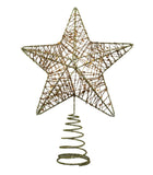 Estrella Decorativa navideña de Metal Topper del árbol de Navidad Decoracion Navidad