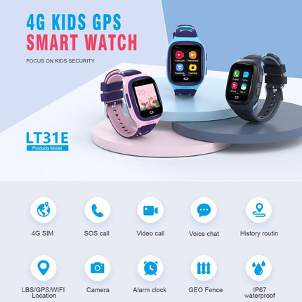 Reloj inteligente GPS para niños con llamadas y videollamadas