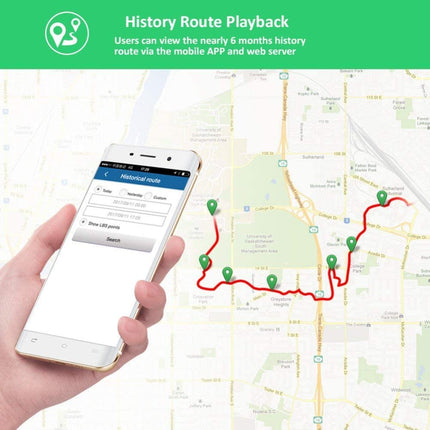 Localizador GPS para vehículos de gran capacidad con alarma inalámbrica y seguimiento en tiempo real