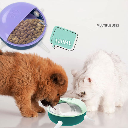 Bol de Leche para Mascotas con Boquilla Alimentador para Gatos y Cachorros