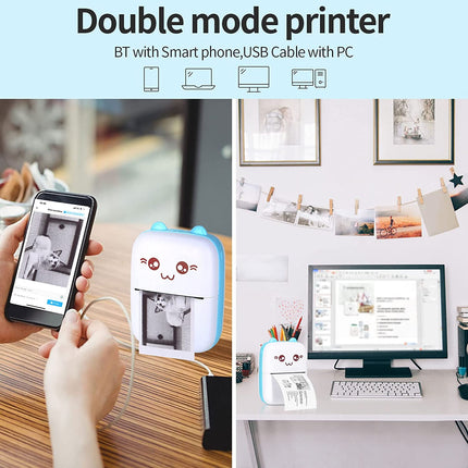 Impresora portátil para imprimir fotos de problemas de estudiantes como regalo