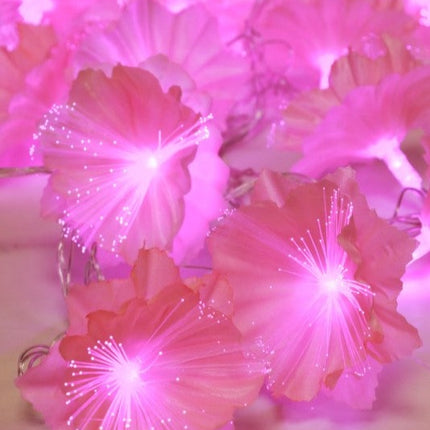 Guirnaldas Luces iluminación Floral con 20 LED 3m+1m Cable Transparente Decoración para Fiesta Multicolores
